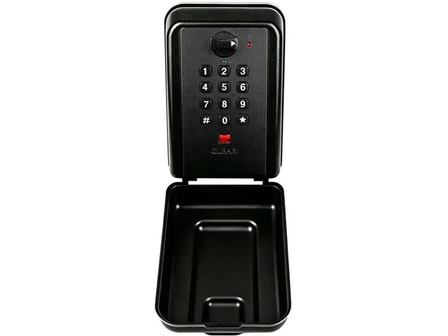 Weatherproof Wall-Mounted Key Lock Box, 12 Digit Combination Lock Box For Keys With Code, Large Capacity Outdoor Lockbox