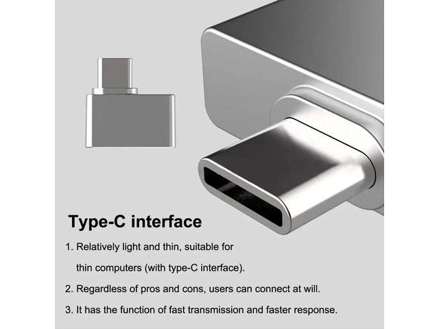 Mini USB Fingerprint Reader for 7/10/11 Type-C Biometric Laptop PC Fingerprint Unlock Module