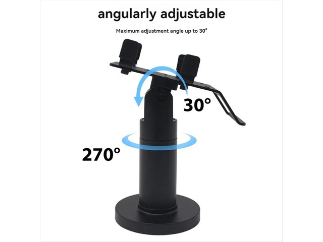 Universal Pos Machine Desktop Stand Rotatable POS Cashiers Holder Rack Display Bracket for Supermarket Restaurant White