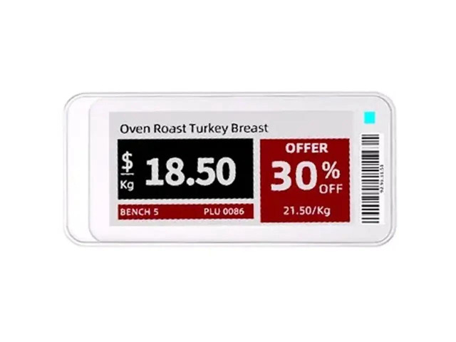 2.1 Inch Red Black White Label Display, Ultra Low Power Consumption, Bluetooth One-Click Image Change