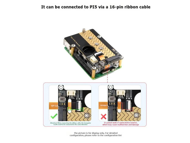 Acrylic Case for PoE M.2 HAT+ (B) & PCIe to M.2 Board (D) for 5 Case +M.2 SSD Expansion Board