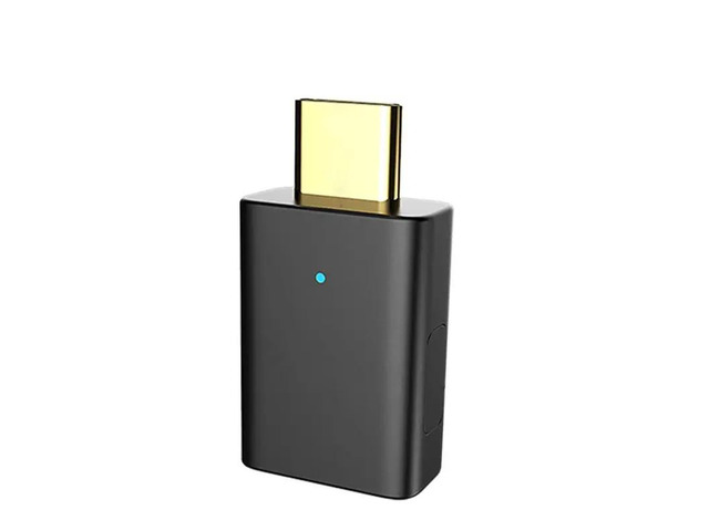 For PC TV Auracast Compatible LE Audio USB C Adapter Aptx-LL HD Bluetooth 5.4 Stereo Music Transmission Tra