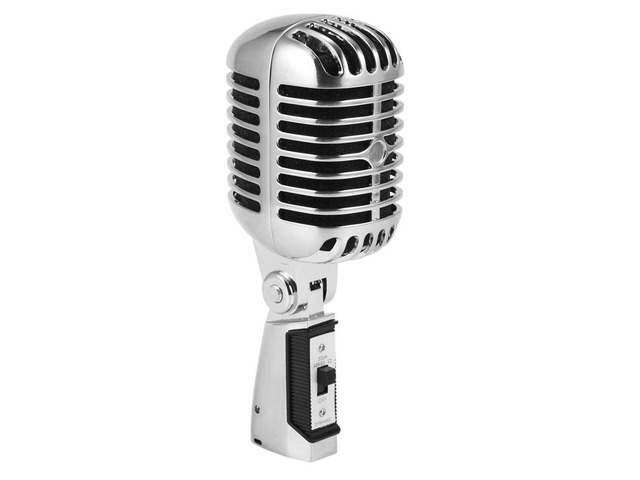 Professional Wired Vintage Classic Microphone Good Dynamic Moving Coil Mike Deluxe Metal Vocal Old Style Ktv