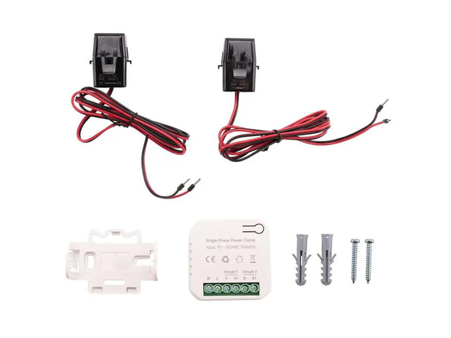 Tuya Smart Energy Meter 80A With Current Transformer Clamp Kwh Power Monitor Electricity Statistics 90- 250V