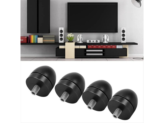 4 Pcs HIFI Audio Speakers Amplifier Chassis FE Ball Foot Pad Feet Base Nail Spikes Stands with M8