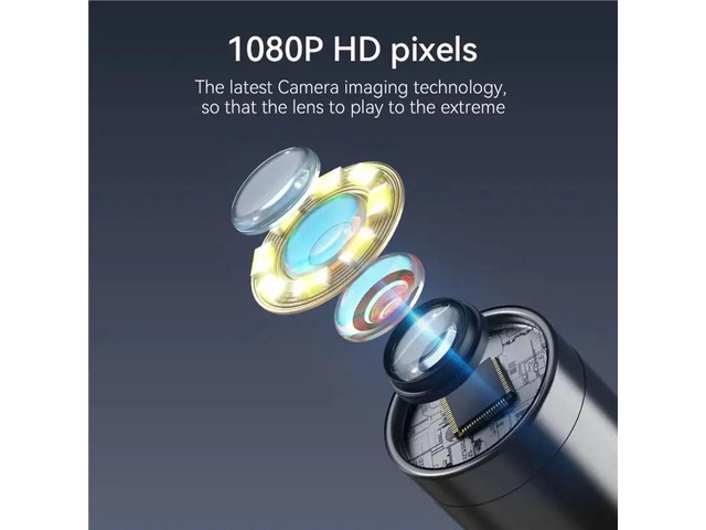 IP67 Waterproof Car Inspection Borescope 1080P HD 4.3 Inch Screen Industrial Endoscope Camera LED Pipe Inspection Tool