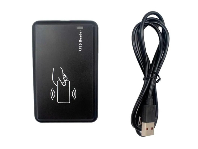 RFID Reader Writer 915M USB Plug& Play, Long-Range RFID Inventory Device, Handheld UHF Tag Reader