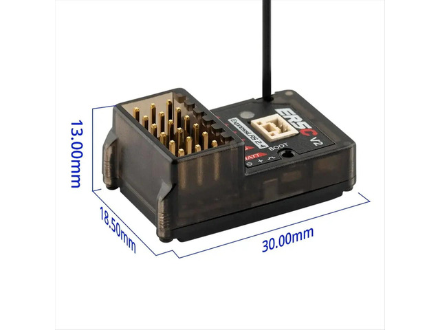 For ER5C V2 RX Receiver 5CH ELRS 2.4GHz PWM Receiver for RC FPV Car Boat Truck