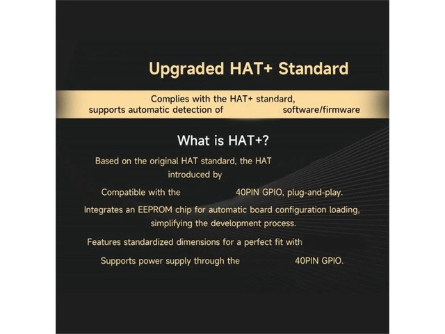PCIe to M.2 Adapter with PoE Function for 5 POE HAT M.2 HAT+ Supports NVMe