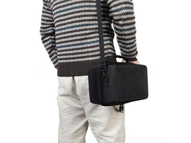 For III Hard EVA Travel Box Carrying Bag Case Bluetooth Speaker with Shoulder Strap