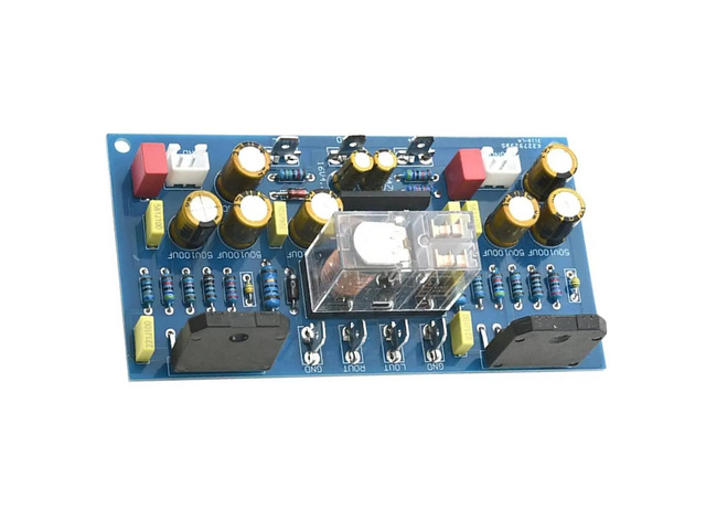 LM3886 Dual Channel with Horn Protection Power Amplifier Board Parts