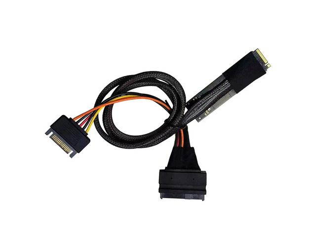 PCIe 4.0 M.2 to SFF-8639 U.2 SSD Adapter Cable Extension Cable High-Speed Data Transfer Plug-and-Play 42CM