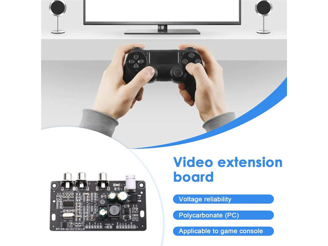FC Game Console Video Expansion Board for AV+ Output DC-DC Step-Down