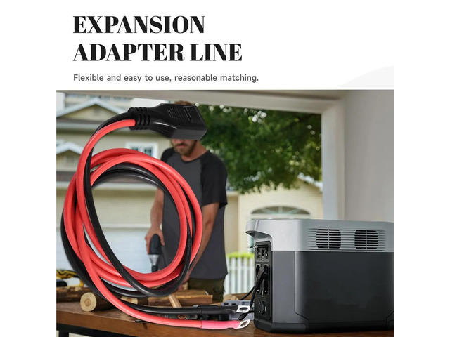 50A Extension Cable 8AWG,Expansion Adapter Cable for, for Additional Cable 1.5m