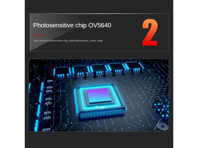 5MP USB Camera Module 160 Degree Wide Angle OV5640 2592X1944 Fixed Focus Free Drive for Security Monitoring
