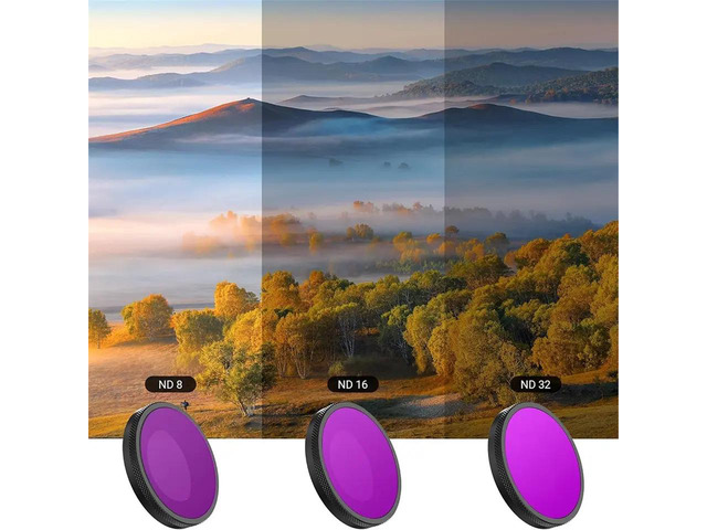 For Nano ND Filter Set ND8 ND16 ND32 ND64 Filter Enhanced Polarising HD Glass Essential Camera Accessories
