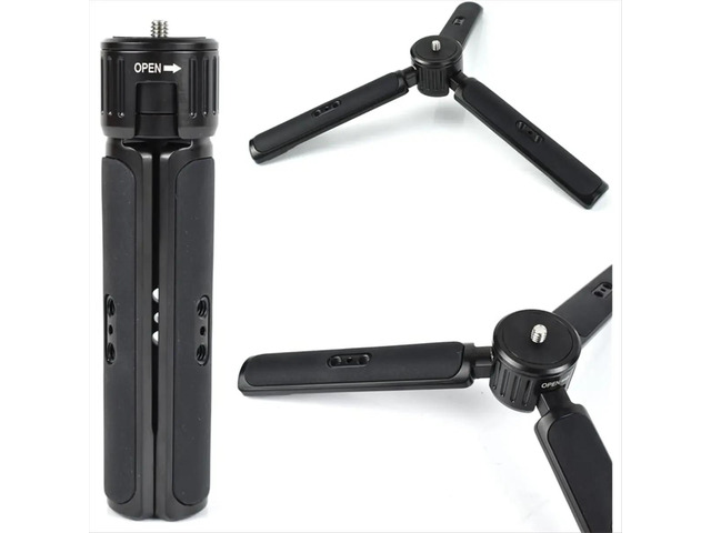 Duty Mini Tripod, Desktop Tabletop Stand Tripod for S/SC// Series, Gimbal Handle Grip Stabilizer