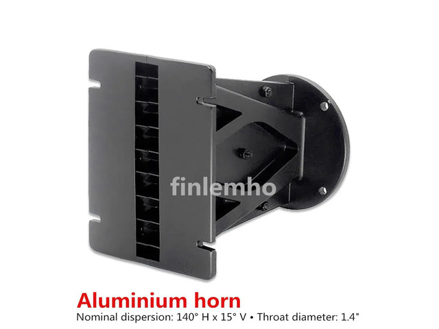 1PC DJ Speaker Tweeter Horn Aluminium Line Array Waveguide 1.4 Inch Professional Audio For Public Address Home HiFi Mixer Audio