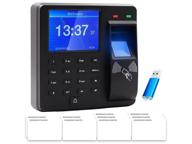 RFID Enabled 1000 Fingerprints Fingerprint/Password ID Card Time Attendance Machine With Access Control Identification