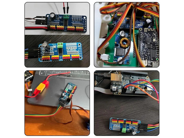 10pcs PCA9685 16 Channel 12-Bit PWM Servo Motor Driver IIC Module for and
