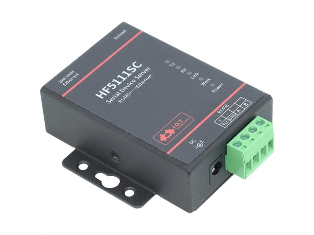 RS485 to Ethernet Converter HF5111SC Support Modbus MQTT ( Replace HF5111S) EU Plug