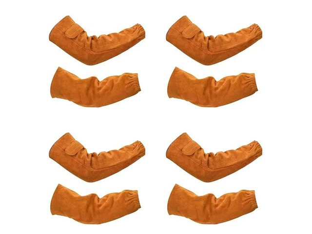 8X Welding Sleeves, Guards Welding Sleeves Heat & Flame Resistant Protection For Men And Women In Welding Work
