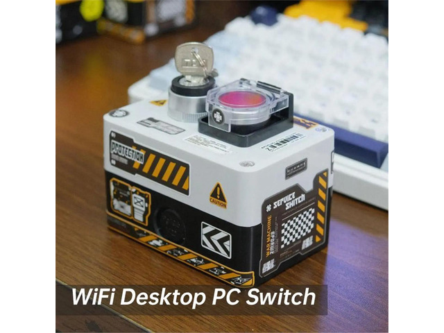 Desktop PC One-Click StartSwitch Boot DIY Key External Dual Chassis on/Off Control for Major Computers A