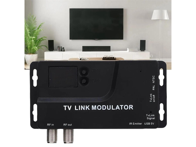 -Compatible to Modulator, 471.25MHz885.25MHz 1080P HD Coaxial Converter for TV Game Console Satellite Box DVD PC