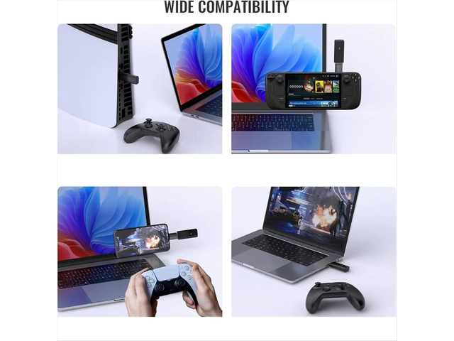 Controller Adapter Converter for and PC,for ///Switch Controllers Compatible,Supports All Games