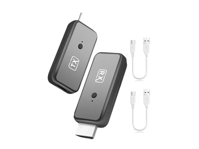 -Compatible Transmitter Receiver Adapter For Video And Audio Streaming To Monitor From TV Box/PC/Laptop