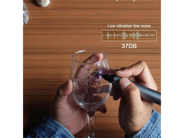 Cordless Engraving Pen Kit 5-Speed Adjustment Mini Drill for Wood Jewelry Metal Glass Pet Nails File