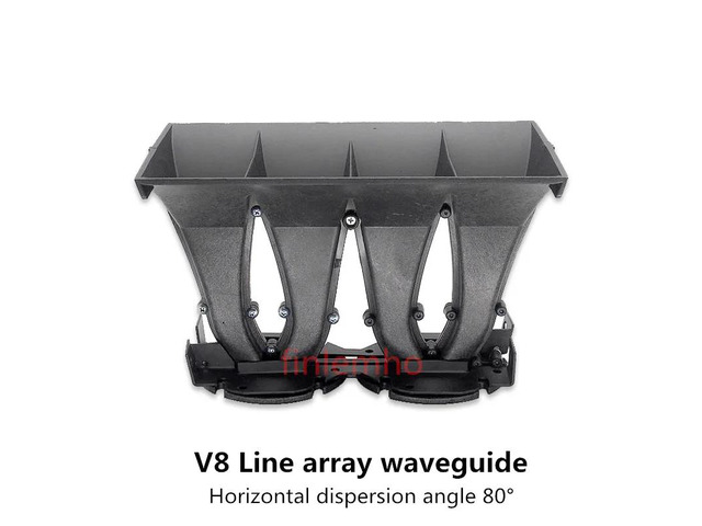 V8 Line Array DJ Speaker Tweeter Horn 2x1.4 Inch Throat For Public Address System Professional Audio Stage DJ Mixer Home Theater