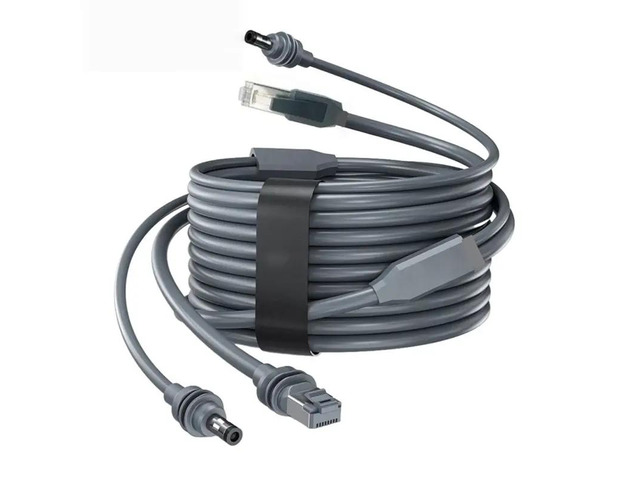 For Starlink Mini 2 In1 Cable DC To RJ45 Ethernet Male Female Cable 5A Fast Charging Cable Speed Waterproof Cable
