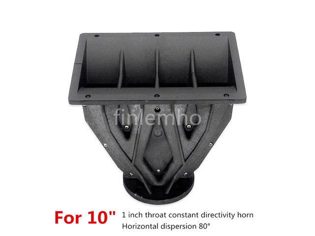 1PC DJ Speaker Tweeter Horn Line Array 1' Throat Wave Guide 206*155mm For Public Address System Professional Audio Home Theater