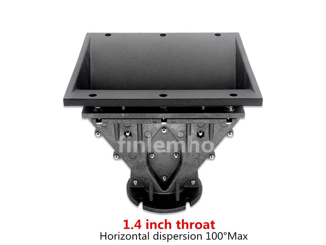 1PC DJ Speaker Tweeter Horn Line Array Waveguide 1.4' Throat HiFi Home Theater For 3 Inch Voice Coil Professional Audio DJ Mixer