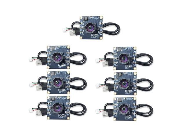 7Pcs 100 Degree Camera Module 1MP OV9732 1280X720 USB Free Driver Manual Focus With1 Meter Cable Forwinxp/7/8/10