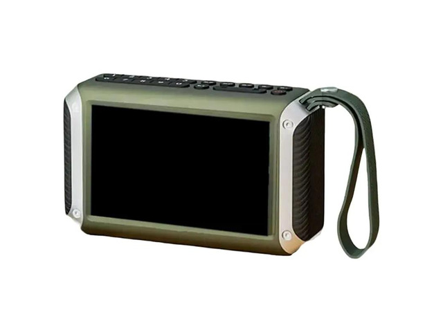 F53 LED Display Radio Bluetooth Speaker FM Radio TF Card Slot MP4 Music Player Video Boom Box