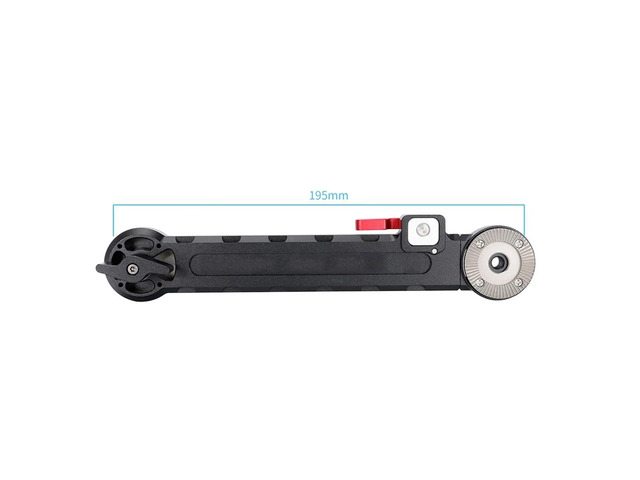 For Rosette Extension Arm Length Adjustable (195mm-295mm) with M6 Screws Shoulder-Mount Camera Extension Arm