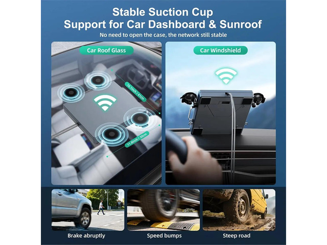 Full Protection Case for Mini Stable Suction Cup Magnetic for Car Dashboard and Sunroof Outdoor