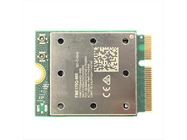 7 QCNCM865 Bluetooth 5.4 Network Card Tri Band 2.4G/5G/6Ghz 5800M M.2 NGFF Network Adapter