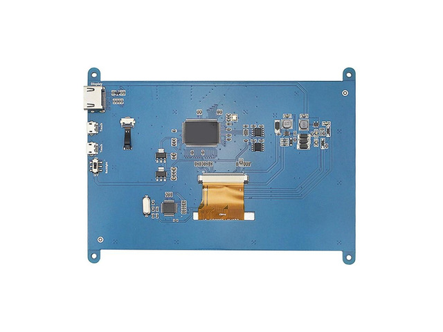 For 5 4 3 B+ 7 Inch Touch Screen 800x480 IPS Display Full Fit -Compatible Interface Monitor
