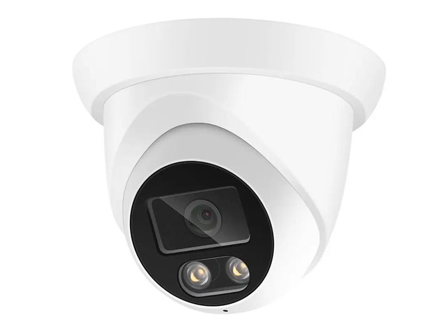 IDUD AI Powered 8MP POE CCTV IP Camera Double Light H. 265 Built-In MIC Support ONVIF/NTP/DHCP Radiator Night Vision 2.8MM