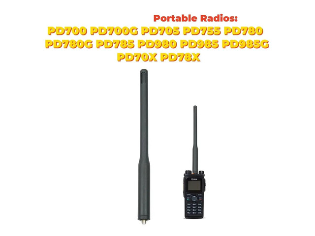10PCS 20.5 cm Long Antenna VHF 136-174Mhz Antenna for HYT PD780 PD785 PD782 PD786 PD700 PD560 PD565 PD566 PD562