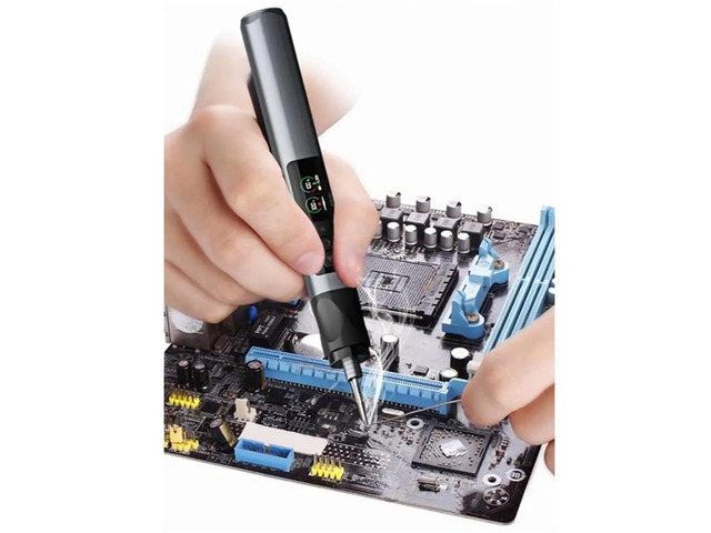 75W Soldering Iron Station Cordless 150-480C Smart Temp Control 2S Fast Heat for Phone PCB Repair