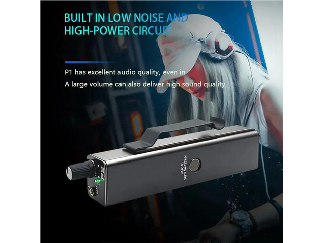 4X P2 Headphone Amp Road-Ready Stereo/Mono Instant Switch, Ultra-Low Noise Circuit For Drummers & Live Vocalists