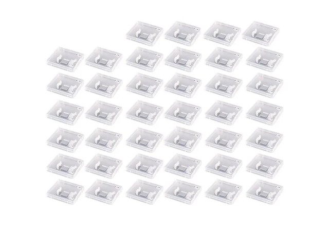 Dustproof Transparent Clear USB Flash Drive Boxes 40Pcs Storage Case Protector Packaging For Memory Drives USB Stick