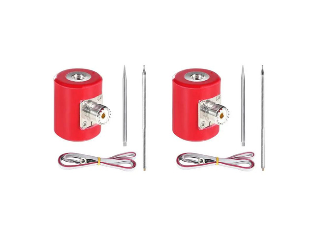 2X QRP 5M/16.4FT Antenna 14M-30Mhz 300W Antenna Multifunction Stainless Steel 1/4 Wavelength USDX Radio