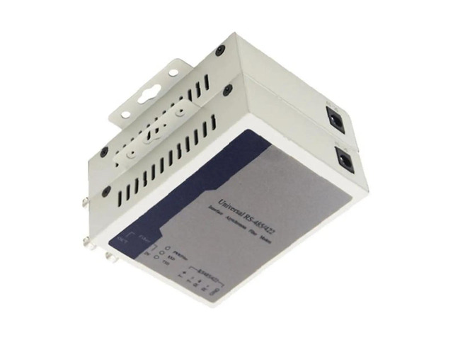 1 Pair Serial RS485 to Fiber Modem Ethernet Optical Fibre Media Converter DC 5V Single-Mode Double Fiber for US PLUG