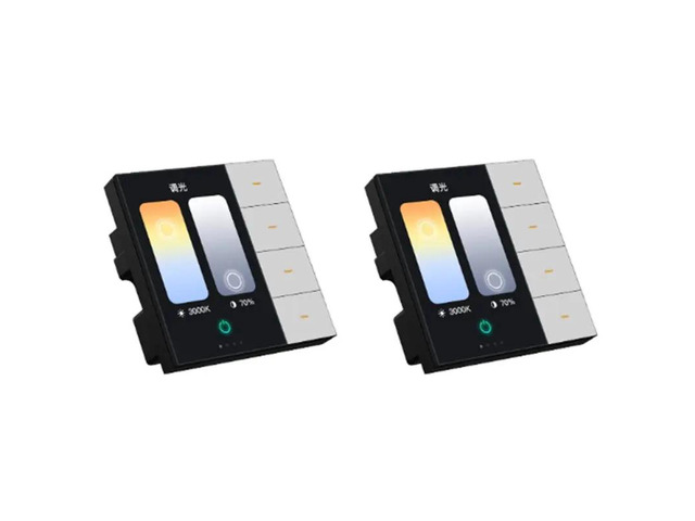 2X Tuya Smart Central Control Panel Zigbee Wall Switch Home Automation Lighting Control System F3-Pro