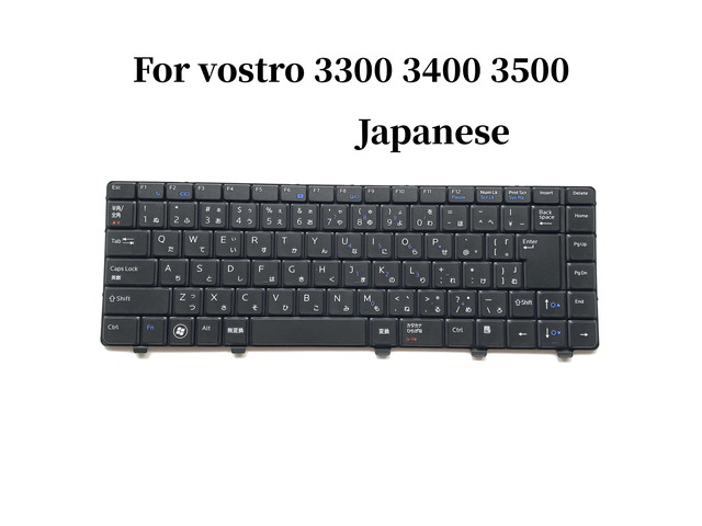 100%Japanese JP For vostro 3300 3400 3500 keyboard 9X5FK 09X5FK